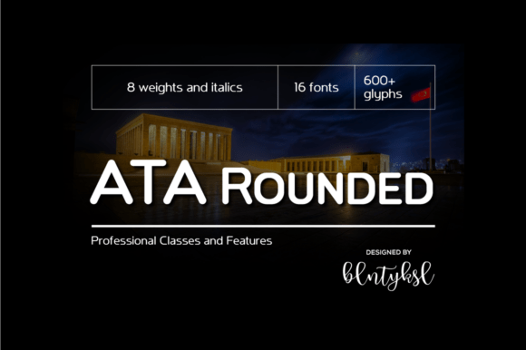 Ata Rounded: A Modern Sans Serif Typeface for Editorial Design