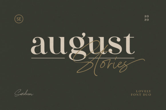 August Stories Typeface: A Premium Serif for Modern Web Design