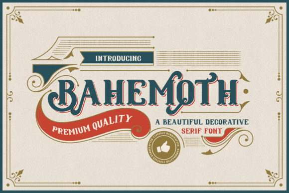 Bahemoth: The Serif Font That Elevates Your Brand Story