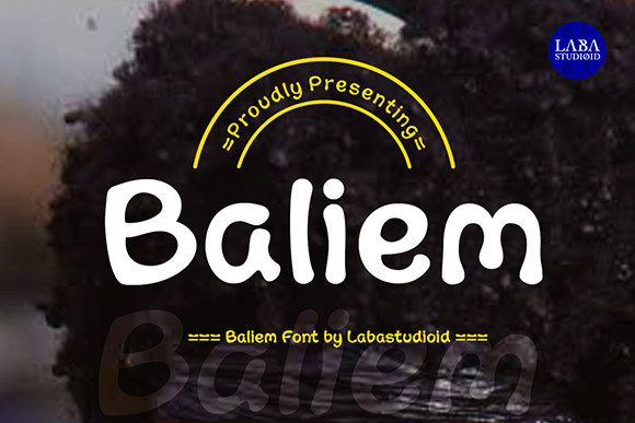 Baliem: A Quirky Display Typeface for Modern Editorial Design
