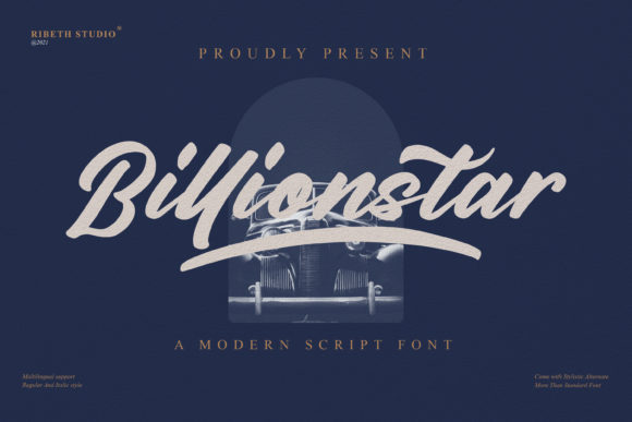 Billionstar: The Handwritten Typeface That Elevates Digital Branding