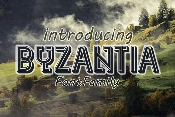 Byzantia: The Premium Display Font That Transforms Small Business Branding