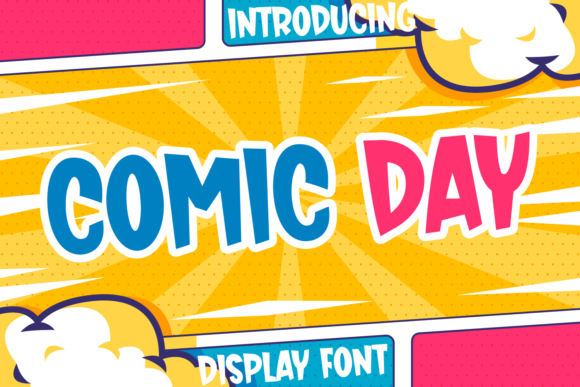 Comic Day: A Creative Display Font for High-Impact Campaigns