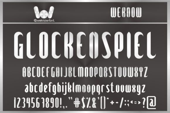 Glockenspiel: A Creative Display Font for Modern Campaign Design