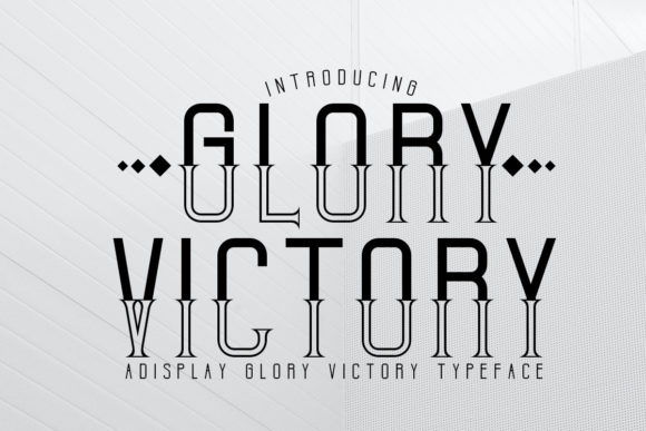 Glory Victory: The Perfect Display Font for Handmade Branding