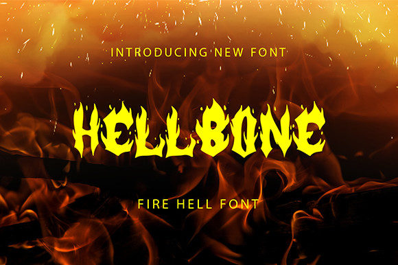 Hellbone Typeface Review: A Dark Decorative Font for Bold Branding