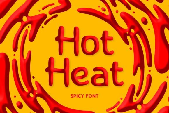 Hot Heat: The Spiciest Display Font for Bold Web Design