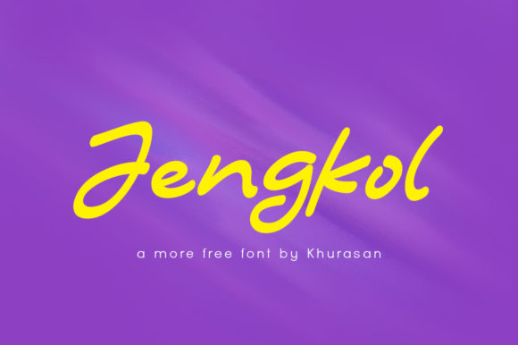 Jengkol: A Relaxed Handwritten Font for Editorial Design