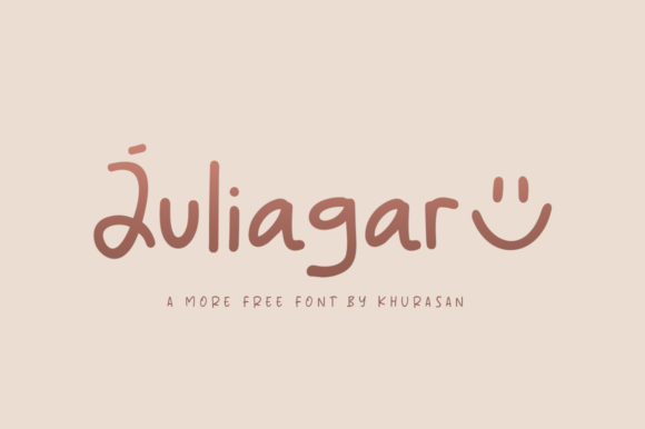 Juliagar: The Organic Handwritten Typeface for Authentic Branding