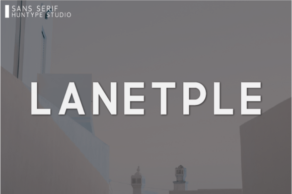 Lanetple: A Bold Sans Serif Font for Modern Editorial Design