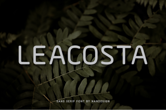 Leacosta: The Modern Sans Serif Typeface for Editorial Design