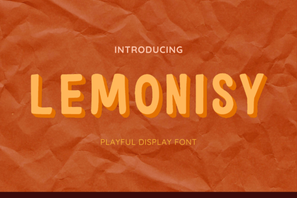 Lemonisy: The Playful Color Font for Modern Web Design