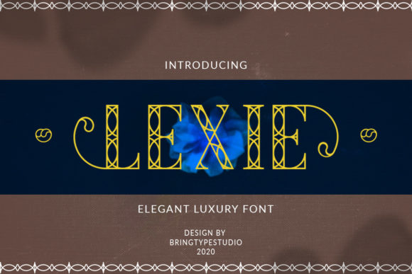 Lexie: A Fun Serif Typeface for Elevated Branding Projects