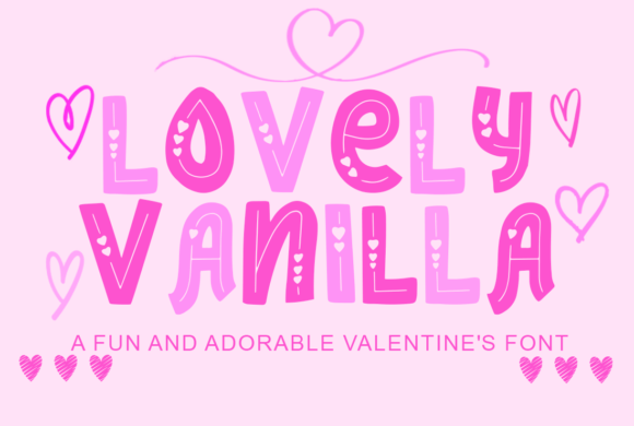 Lovely Vanilla: A Romantic Decorative Typeface for Web Design