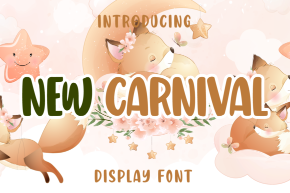 New Carnival: A Magical Display Font for Handmade Brands