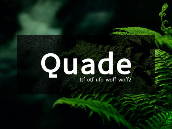 Quade: The Relaxed Sans Serif Typeface for Modern Editorial Design