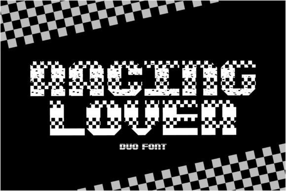 Racing Lover: A Dynamic Decorative Typeface for Editorial Design