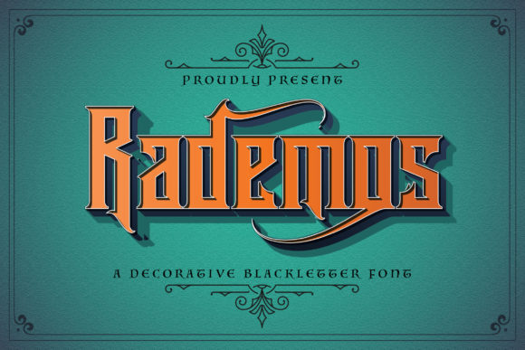 Rademos Typeface Review: A Daring Blackletter for Bold Branding