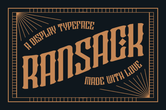 Ransack: The Premium Blackletter Typeface for Handmade Brands