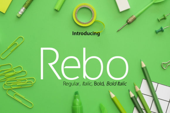 Rebo: The Modern Sans Serif Typeface for Editorial Design