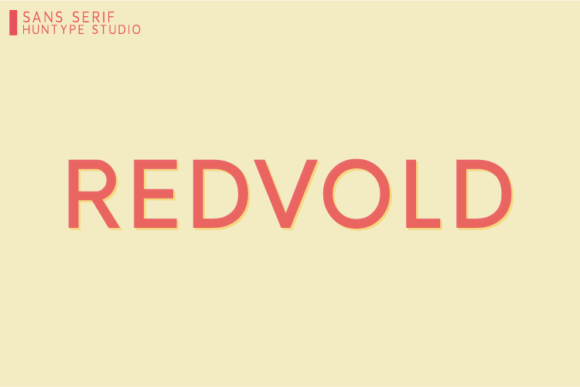 Redvold: The Minimal Sans Serif Font for Professional Branding