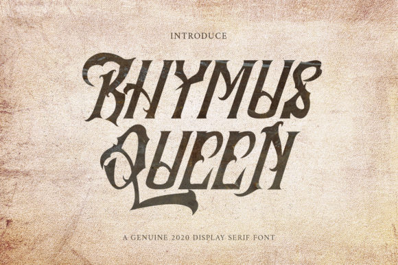 Rhymus Queen: The Blackletter Typeface That Elevates Small Business Branding