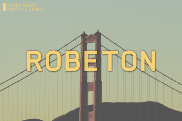 Robeton: The Bold Sans Serif Typeface for Scroll-Stopping Campaigns