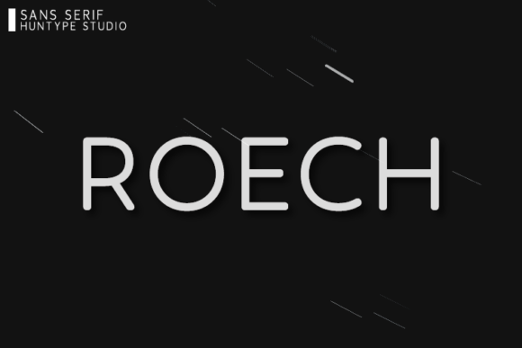 Roech: The Clean Sans Serif Typeface for Modern Editorial Design