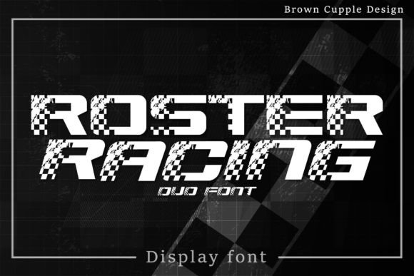 Roster Racing: A Dynamic Decorative Font for Modern Web Design