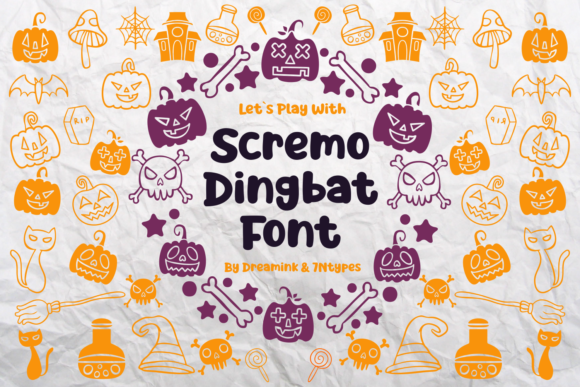 Scremo: The Spooky Dingbats Typeface for Halloween Web Design