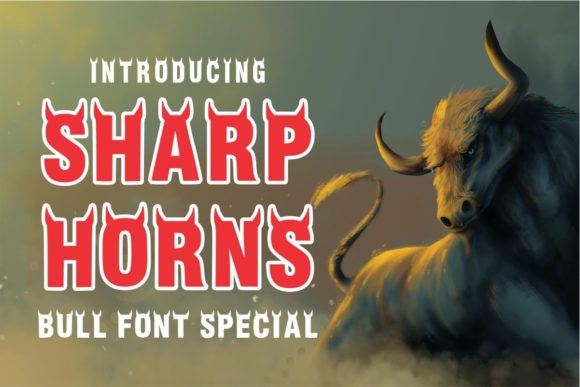 Sharp Horns: The Bold Typeface for Stronger Digital Brands