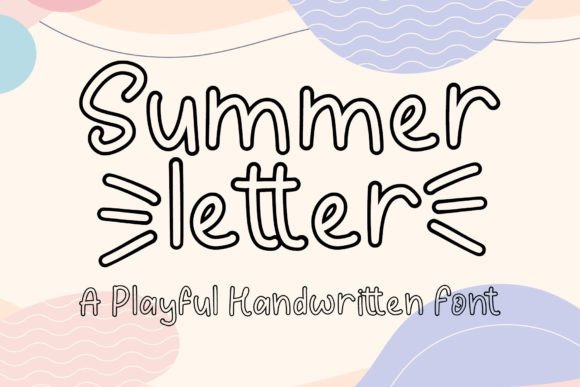 Summer Letter: The Quirky Display Typeface for Standout Campaigns