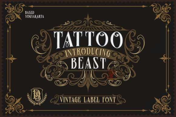 Tattoo Beast: A Classic Blackletter Typeface for Bold Branding