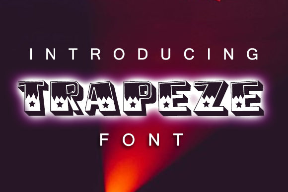 Trapeze: A Unique 3D Typeface for Bold Web Design