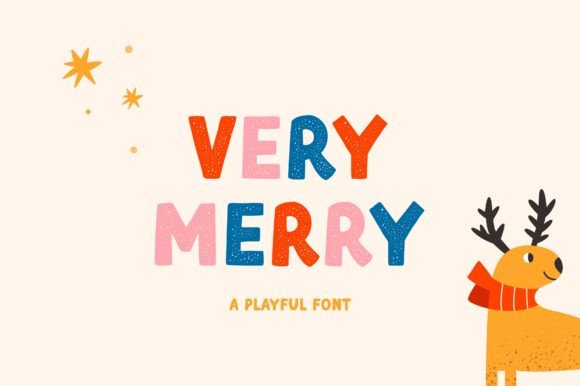 Very Merry: A Playful Display Font for Memorable Brand Identity