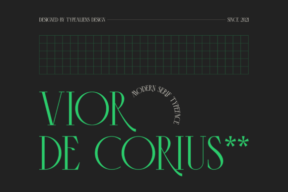 Vior De Corius: The Serif Font That Elevates Your Campaign Design