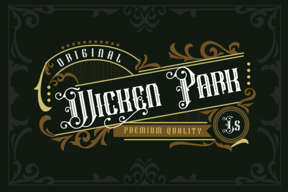 Wicken Park: A Classic Blackletter Typeface for Bold Branding