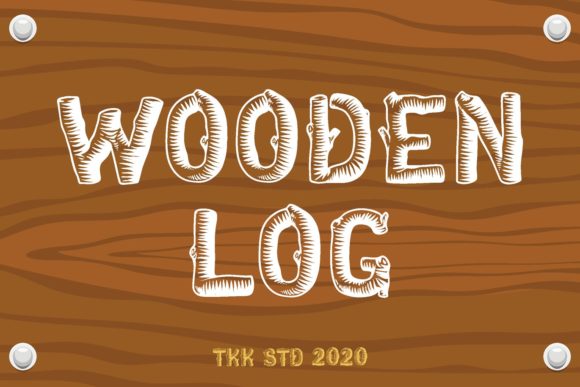 Wooden Log: The Natural Typeface for Authentic Small Business Branding